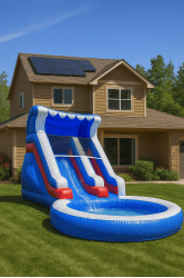 Giant Bounce House Waterslide