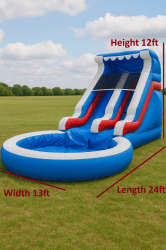 hk2fin 1752209113 Giant Bounce House Waterslide