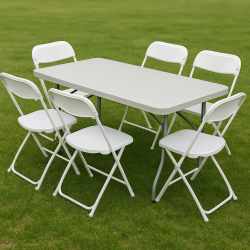 6 Chairs & 1 Table Combo