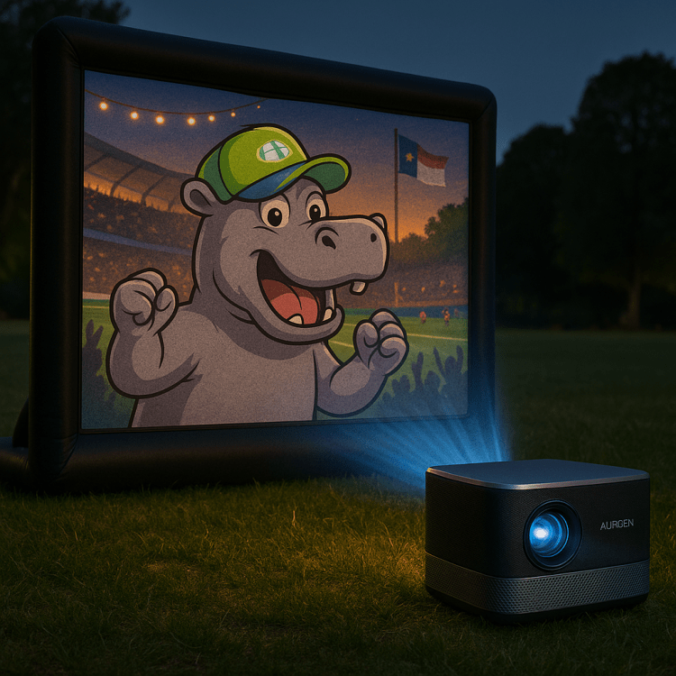 Movie Night Experience: Projector Screen & Projector Movie Night Experience: Projector Screen & Projector